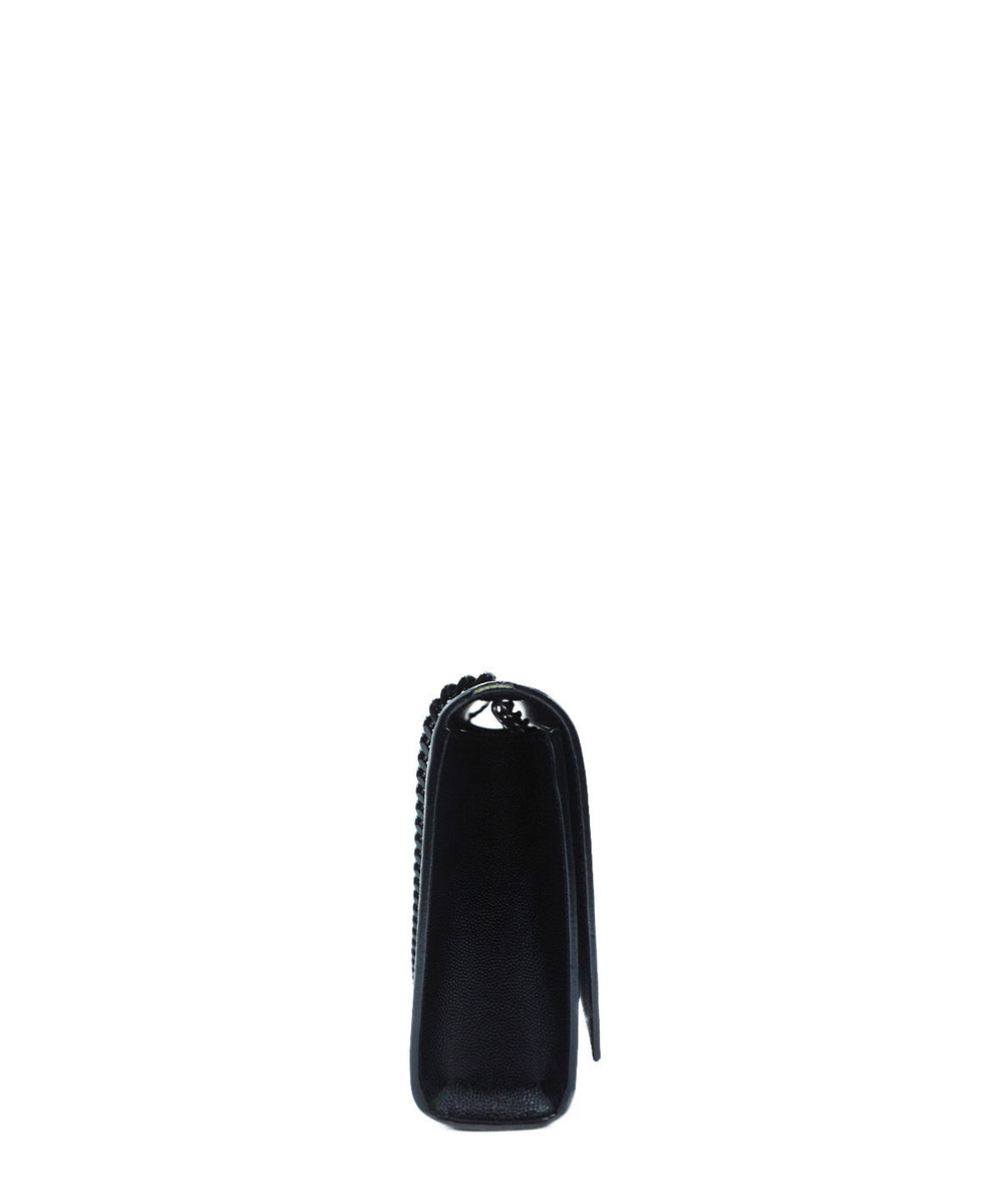 Medium Monogram Kate Grain Leather Black