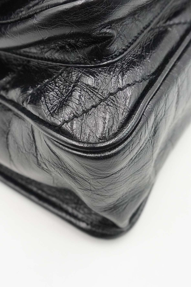 Medium Niki Crinkle Black
