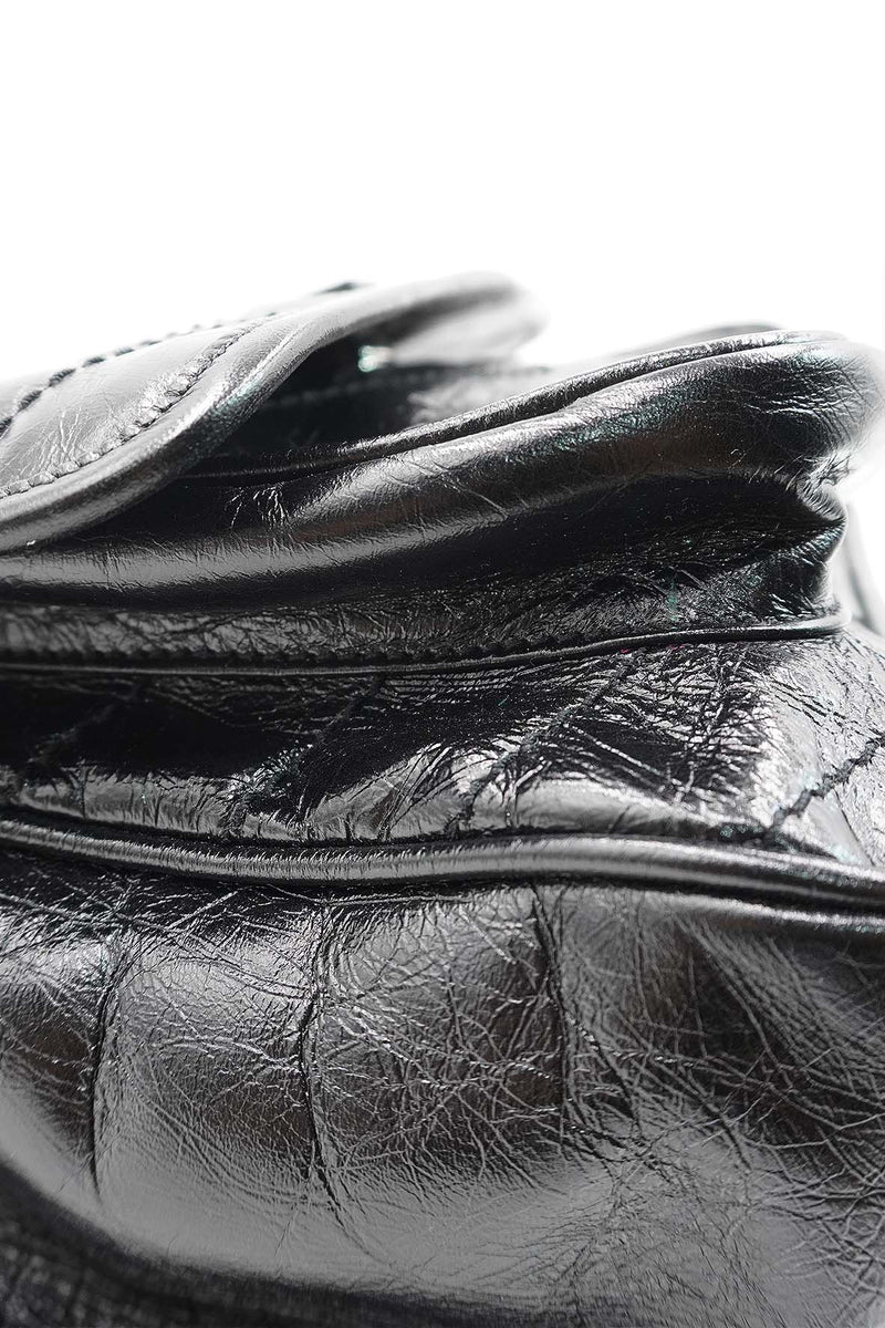 Medium Niki Crinkle Black