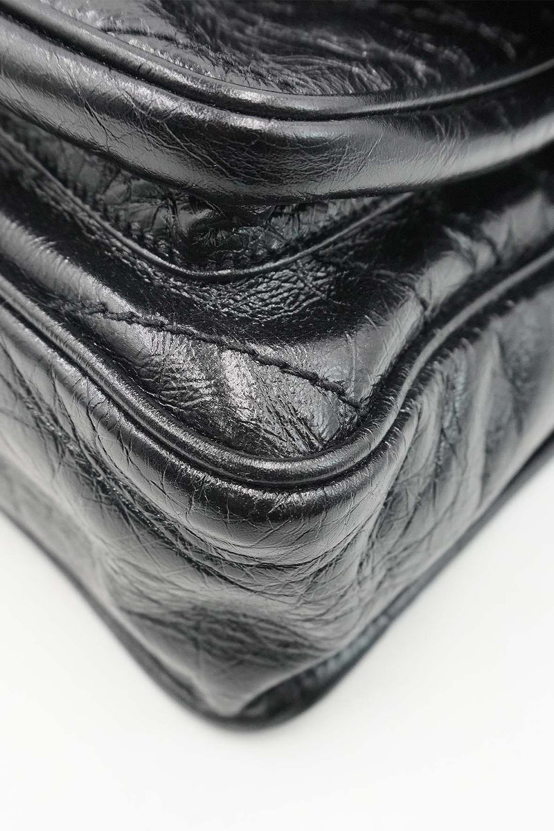 Medium Niki Crinkle Black