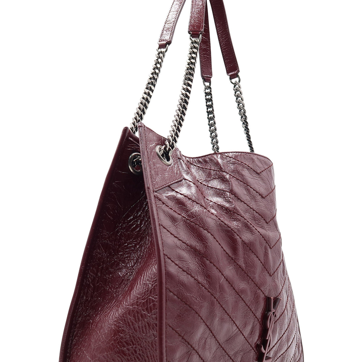 Medium Niki Shopping Tote Maroon