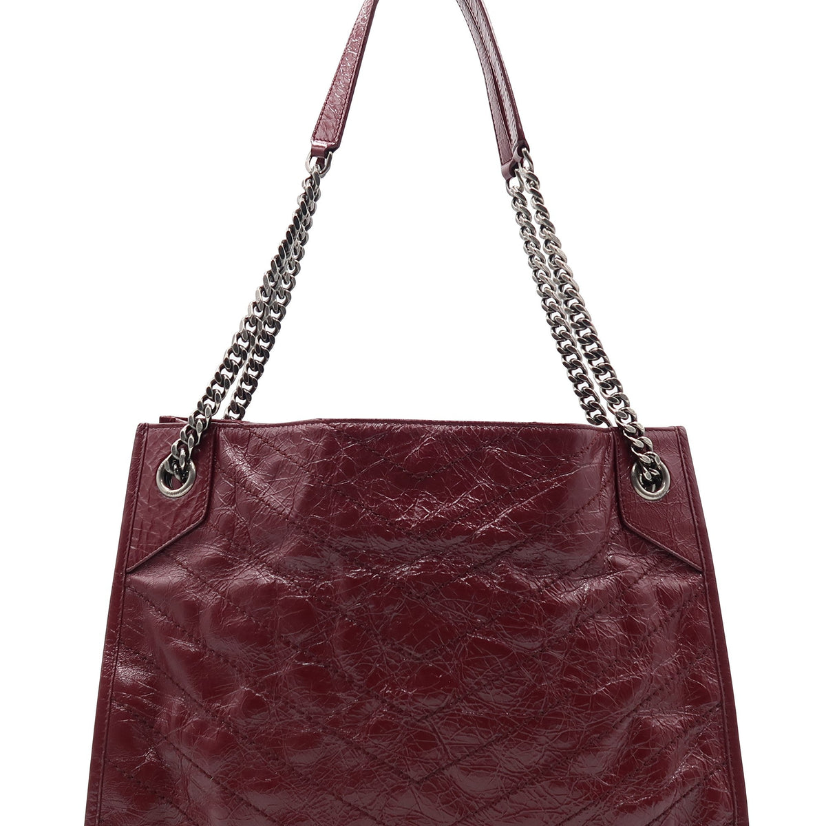Medium Niki Shopping Tote Maroon
