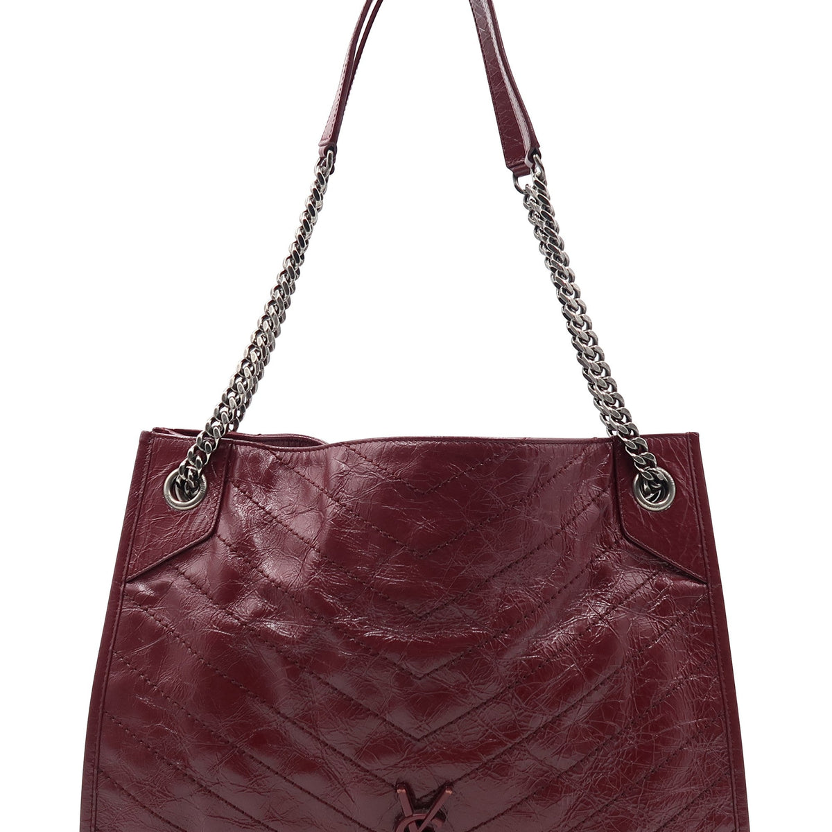 Medium Niki Shopping Tote Maroon