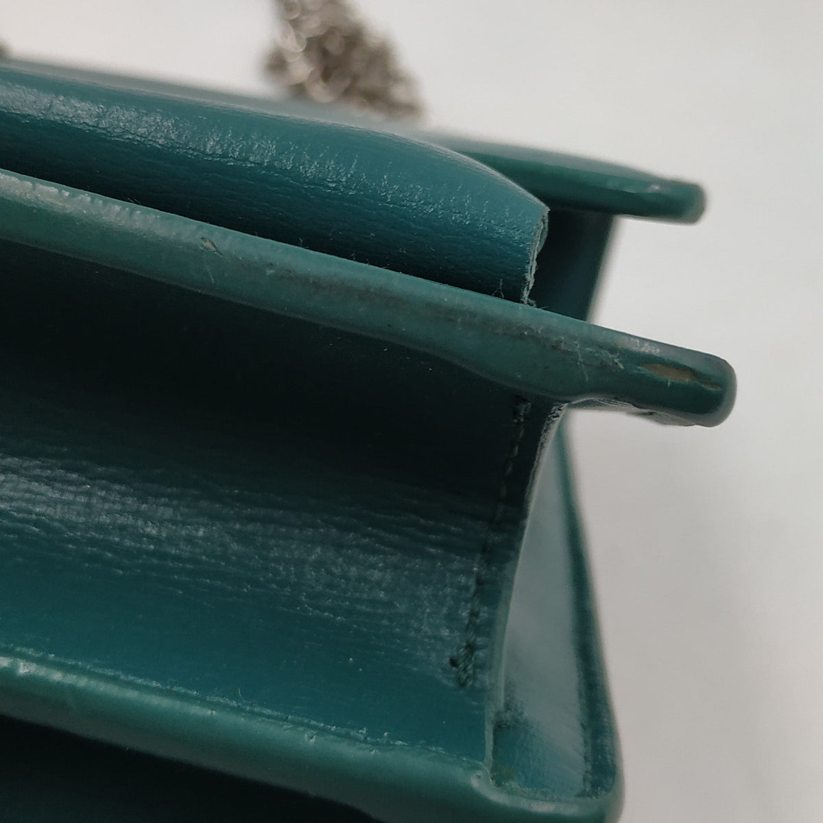 Medium Sunset Bag with Silver Hardware Green