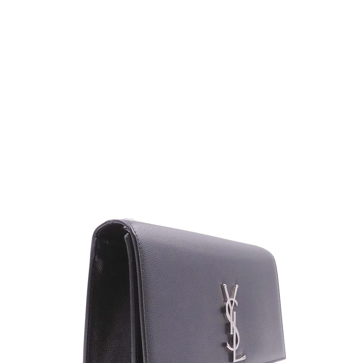 Monogram Medium Kate Black with Silver Hardware Black
