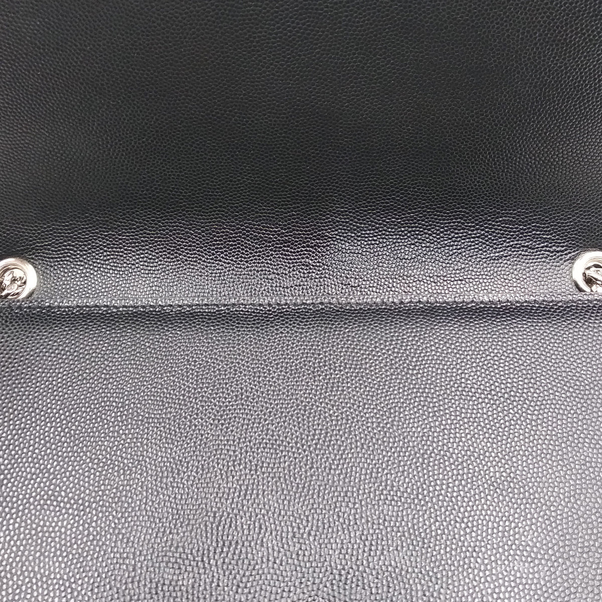 Monogram Medium Kate Black with Silver Hardware Black