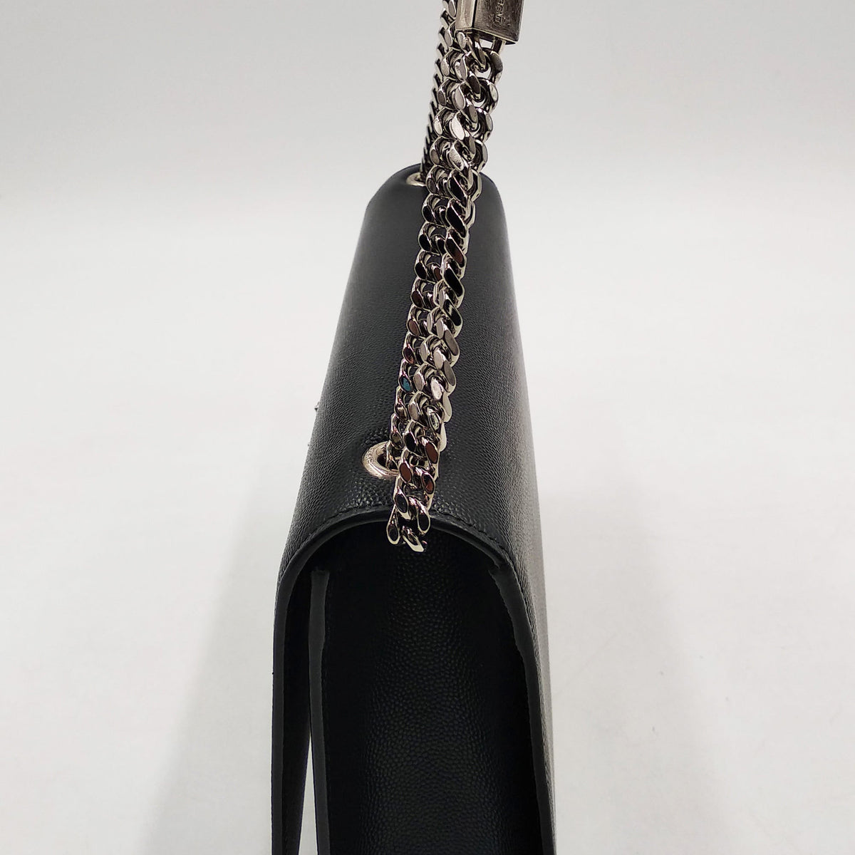 Monogram Medium Kate Black with Silver Hardware Black