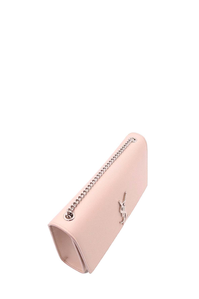 Monogram Medium Kate with Silver Hardware Pale Blush