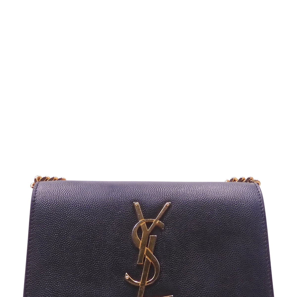 Monogram Small Kate with Gold Hardware Black