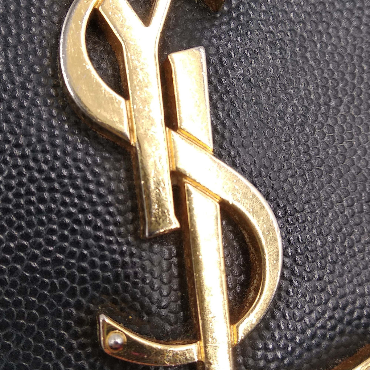 Monogram Small Kate with Gold Hardware Black