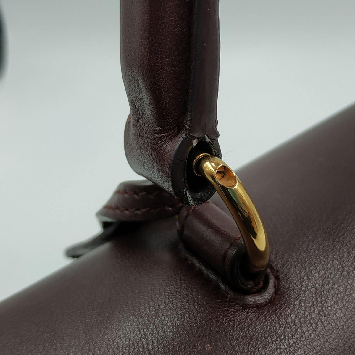 Moujik Top Handle Bag Maroon