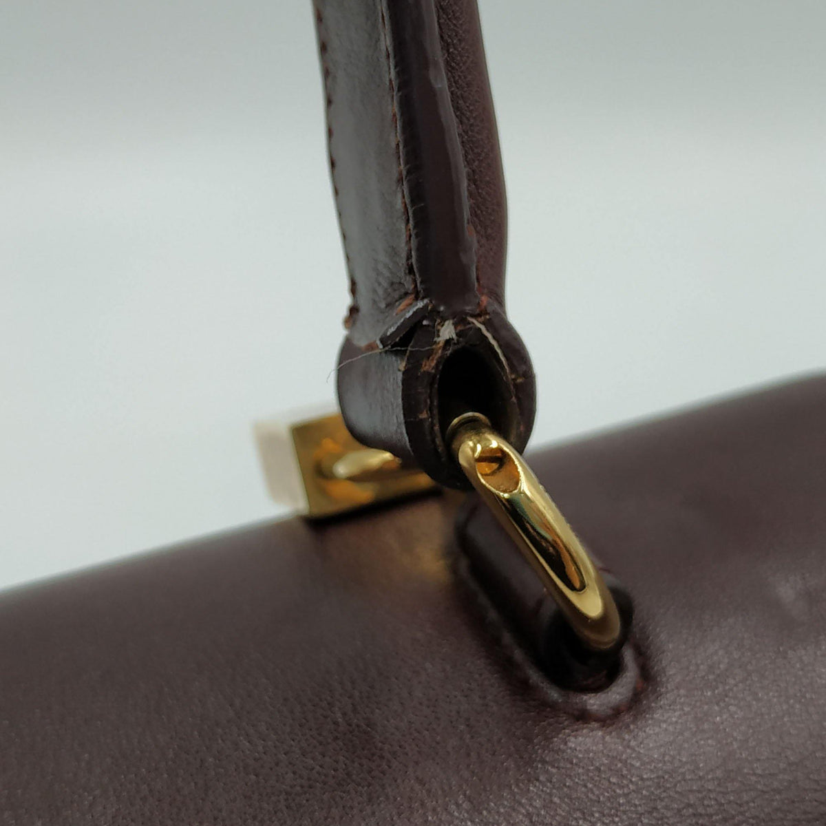 Moujik Top Handle Bag Maroon