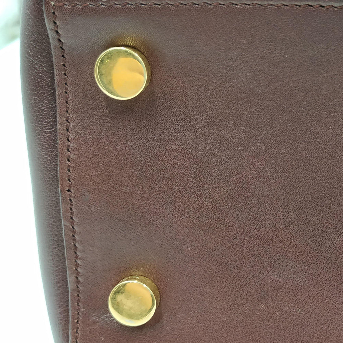 Moujik Top Handle Bag Maroon