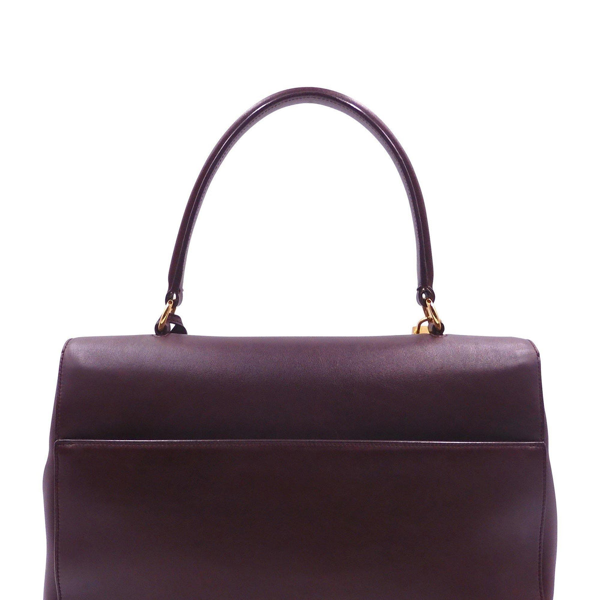 Moujik Top Handle Bag Maroon