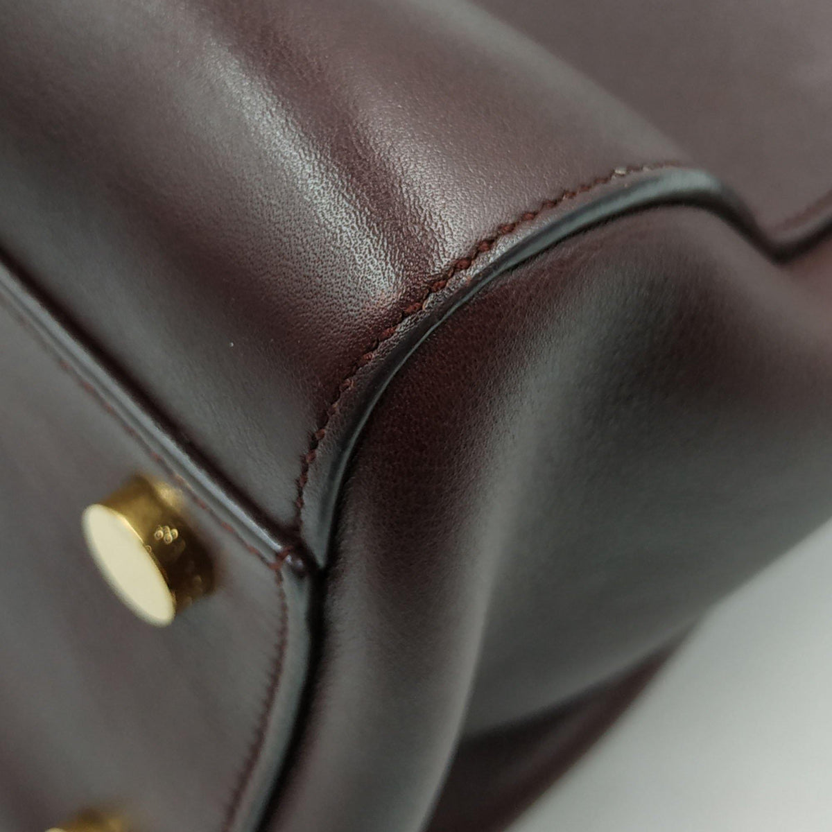 Moujik Top Handle Bag Maroon