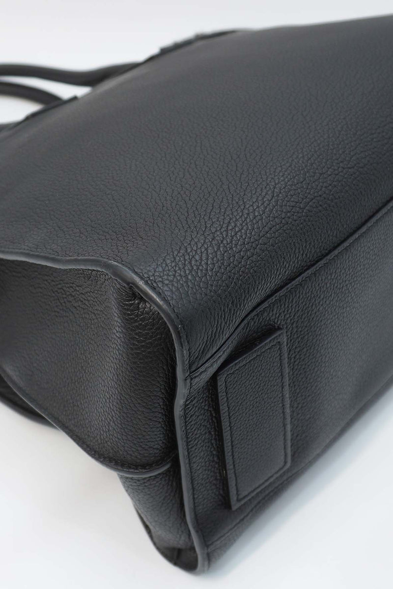 Sac De Jour North/South in Grained Leather Black