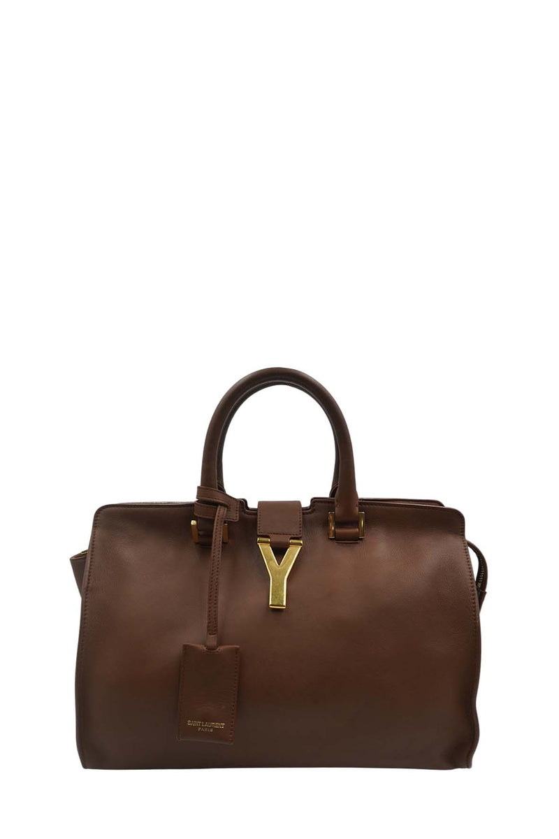 Small Cabas Y-Ligne Leather Brown