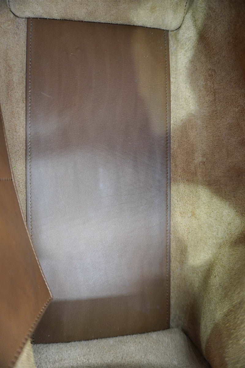 Small Cabas Y-Ligne Leather Brown