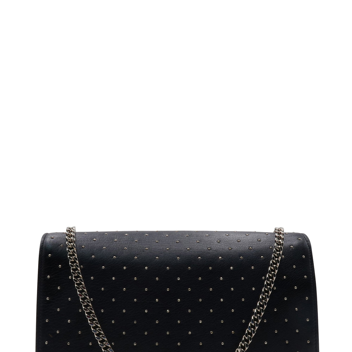 Studded Monogram Medium Kate Black