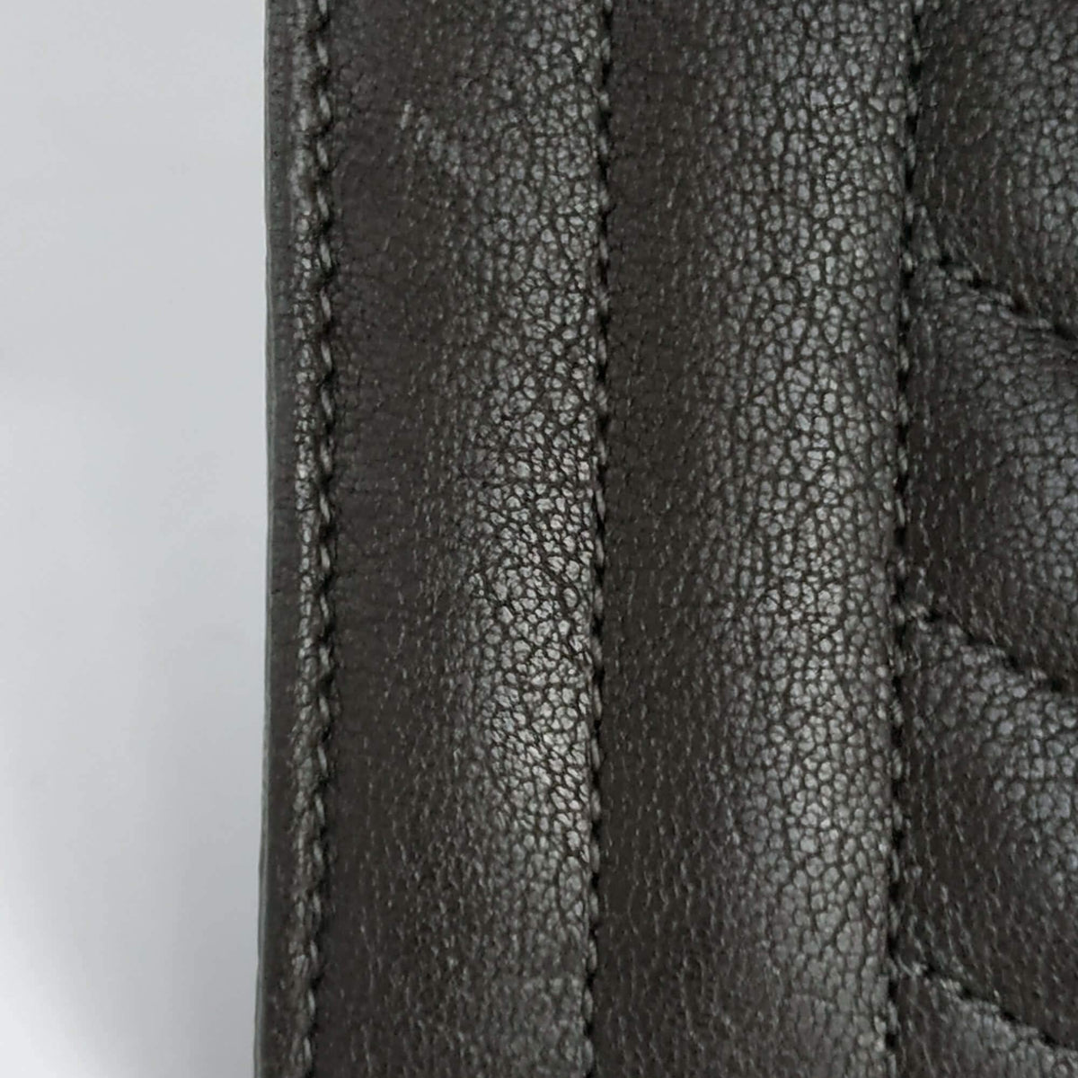 YSL Compact Wallet Dark Brown