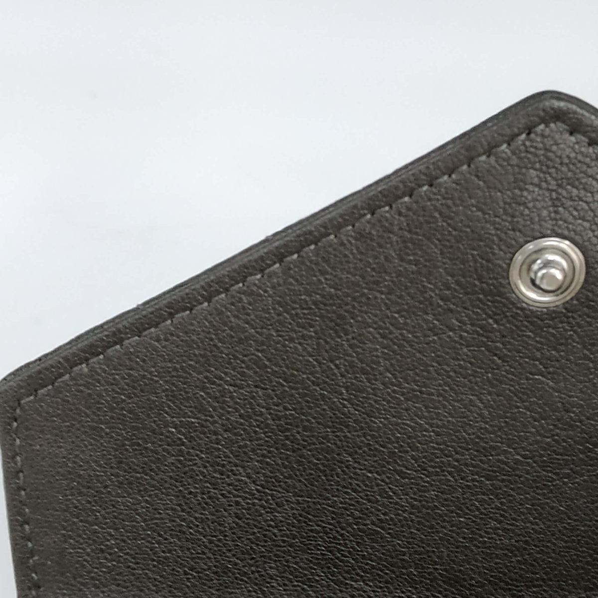 YSL Compact Wallet Dark Brown