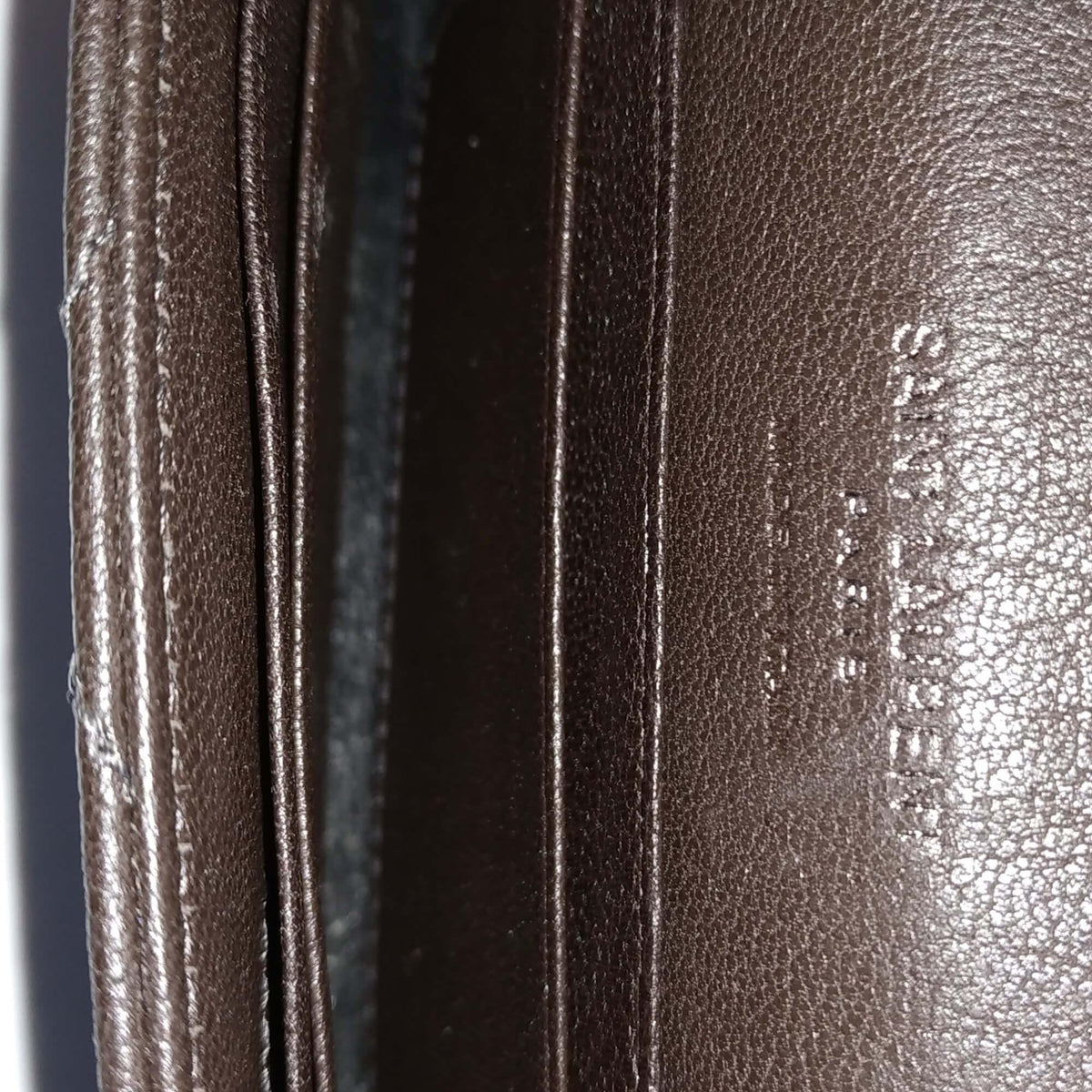 YSL Compact Wallet Dark Brown