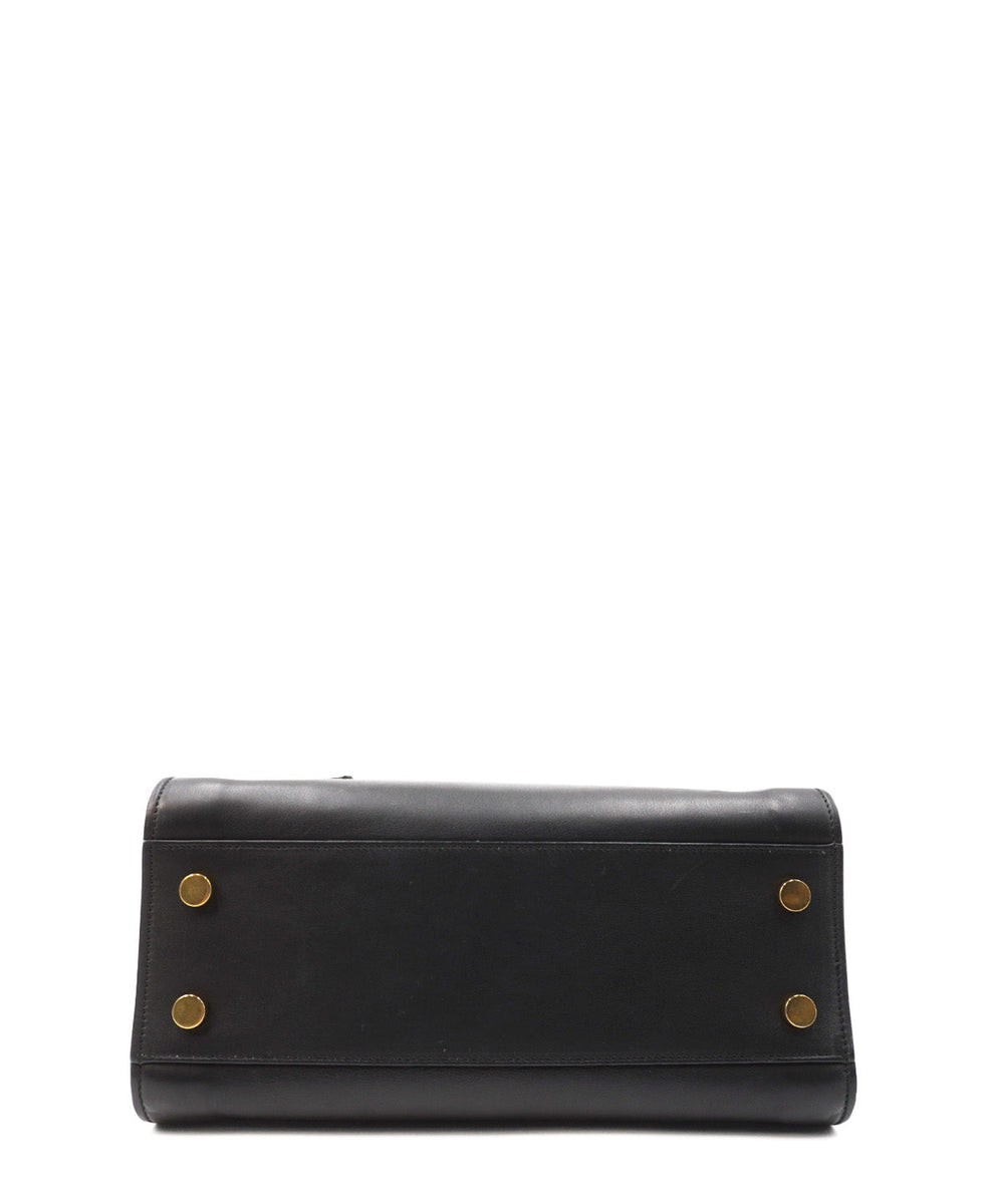 Small Monogram Downtown Cabas Black