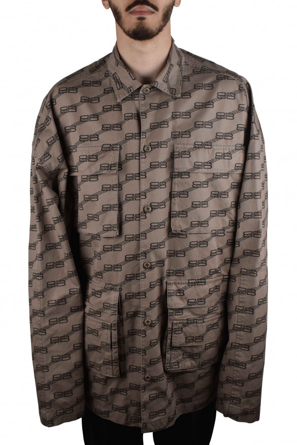 Balenciaga Men Cargo Shirt