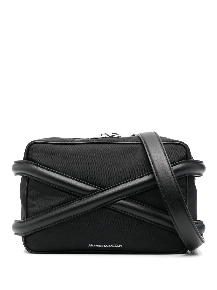 Alexander Mcqueen Men Harness Nylon Camera Bag