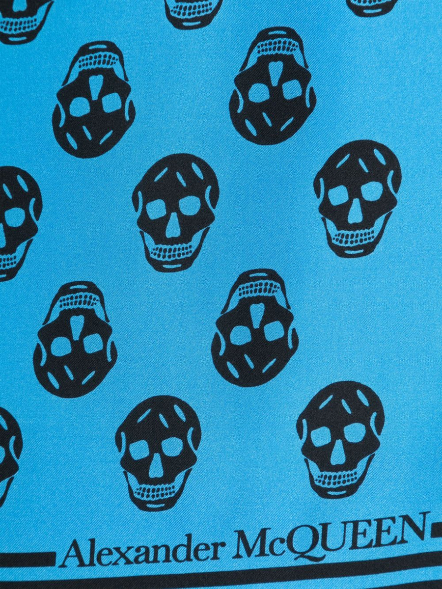 Alexander Mcqueen Women Skull Silk Scarf