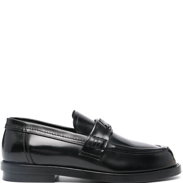 Alexander Mcqueen Men Seal Leather Loafers