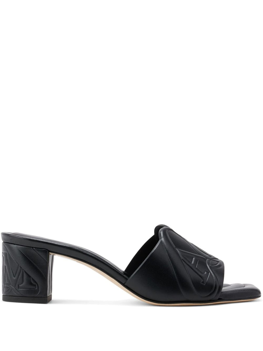 Alexander Mcqueen Women Seal Leather Sandals