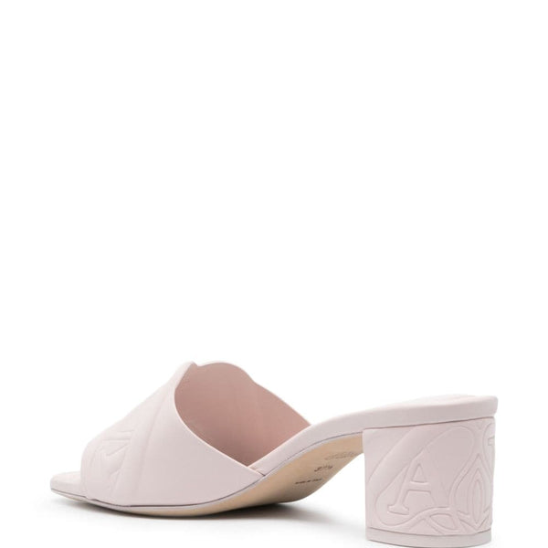 Alexander Mcqueen Women Seal Leather Mules