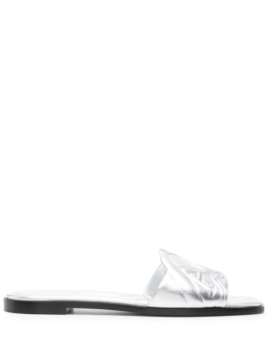 Alexander Mcqueen Women Seal Leather Sandals