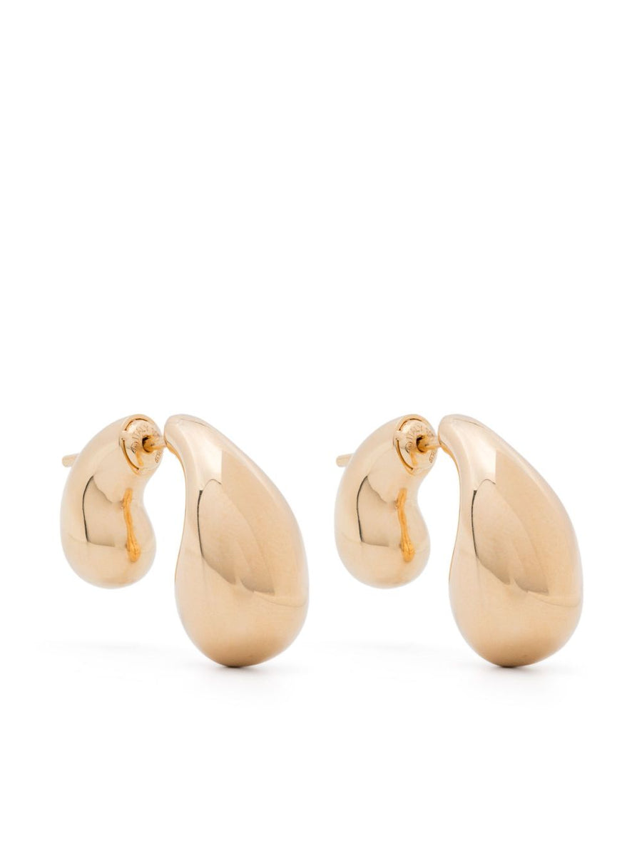 Bottega Veneta Women Teardrop Silver Earrings