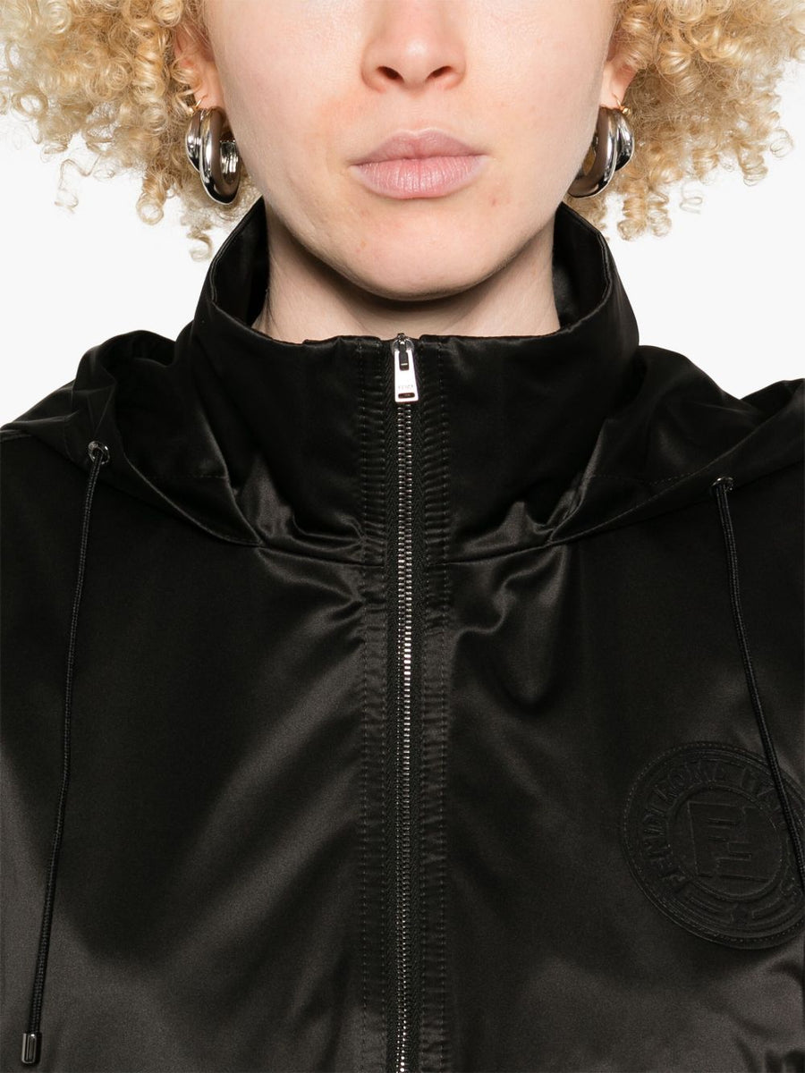 Fendi Women Hooded Zipped Vest