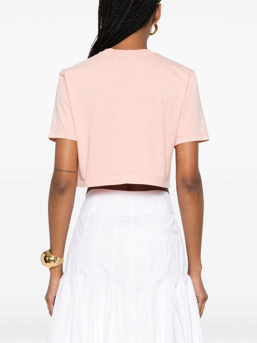 Fendi Women Logo Cotton T-Shirt