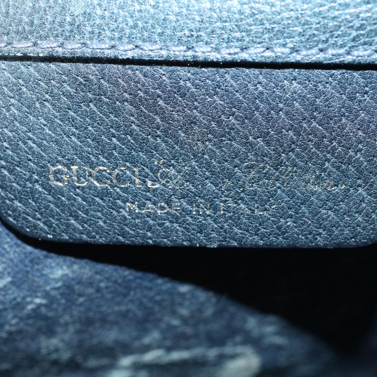 GUCCI GG Supreme Sherry Line Clutch Bag Red Navy 84 01 006 Auth th4322