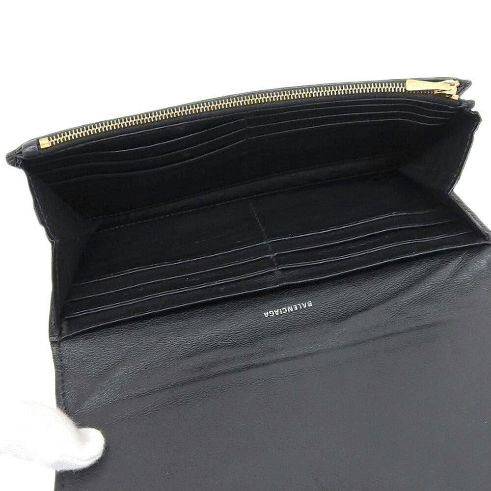 balenciaga Leather Long Wallet 594289