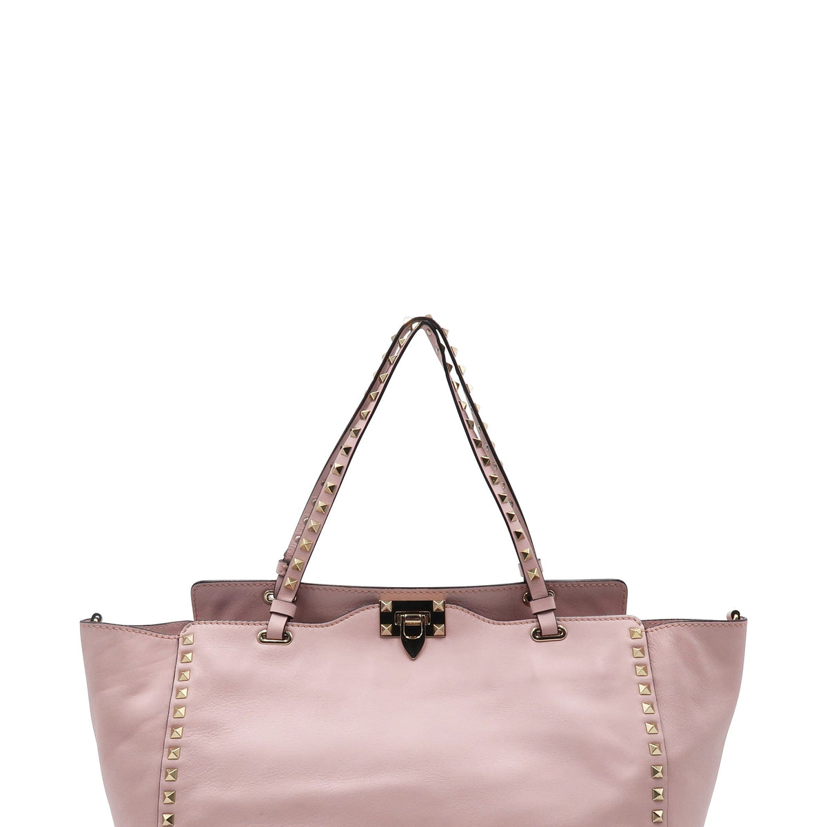 Medium Rockstud Tote Pink