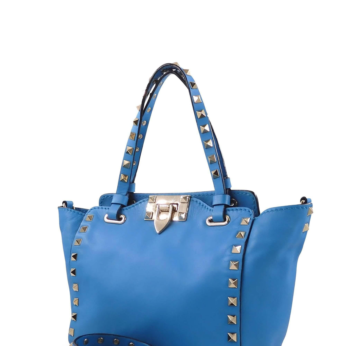 Rockstud Mini Tote Blue