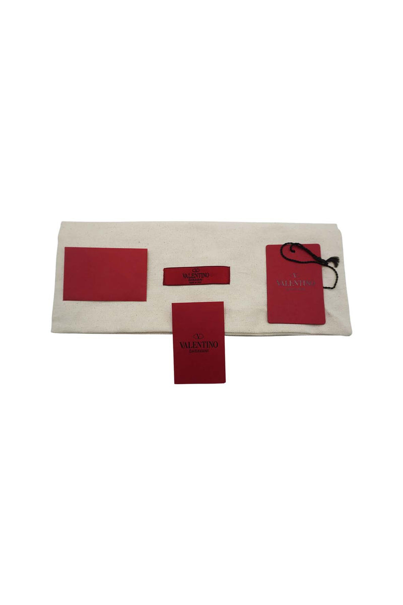 Rockstud Wristlet Leather Red