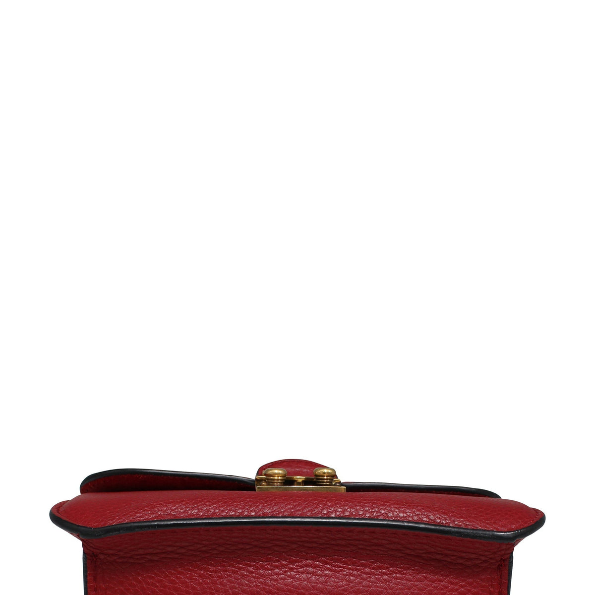 Small Glam Rock Bag Red Teal Studs