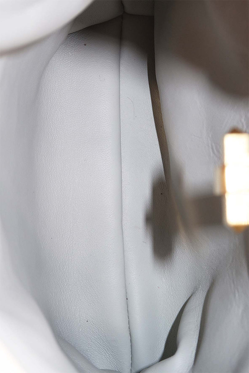 Small Roman Stud the Handle Bag White
