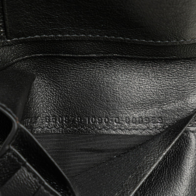 balenciaga Logo Leather Bifold Wallet