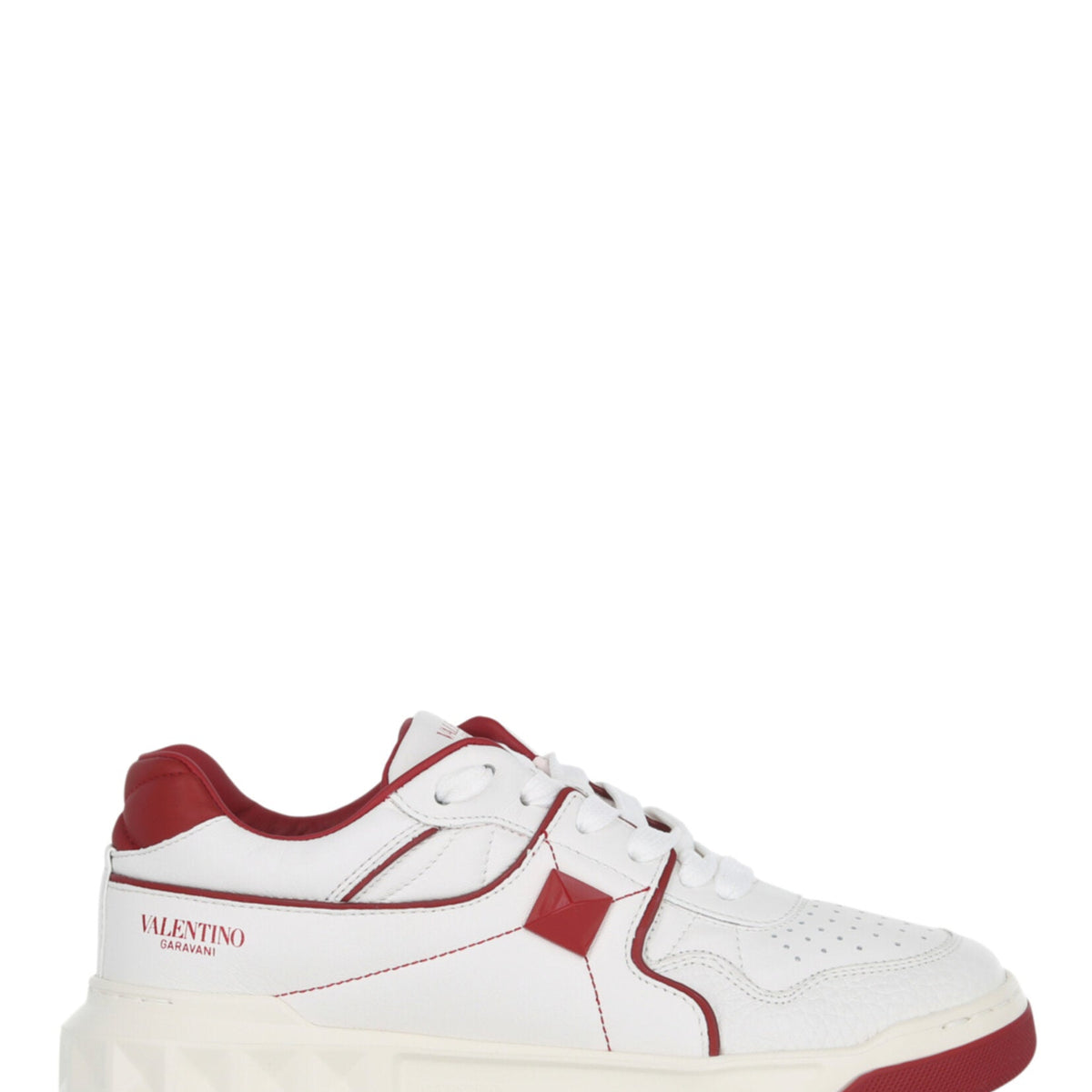 Valentino Womens One Stud Low-Top Sneaker