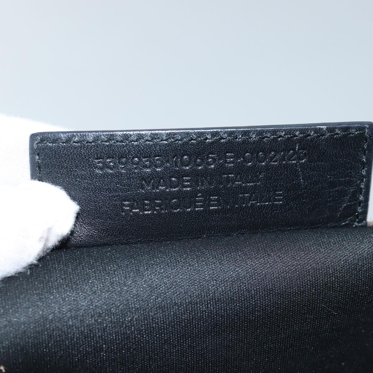 balenciaga Navy Cabas S Hand Bag Canvas White Black 339933 Auth yk12669