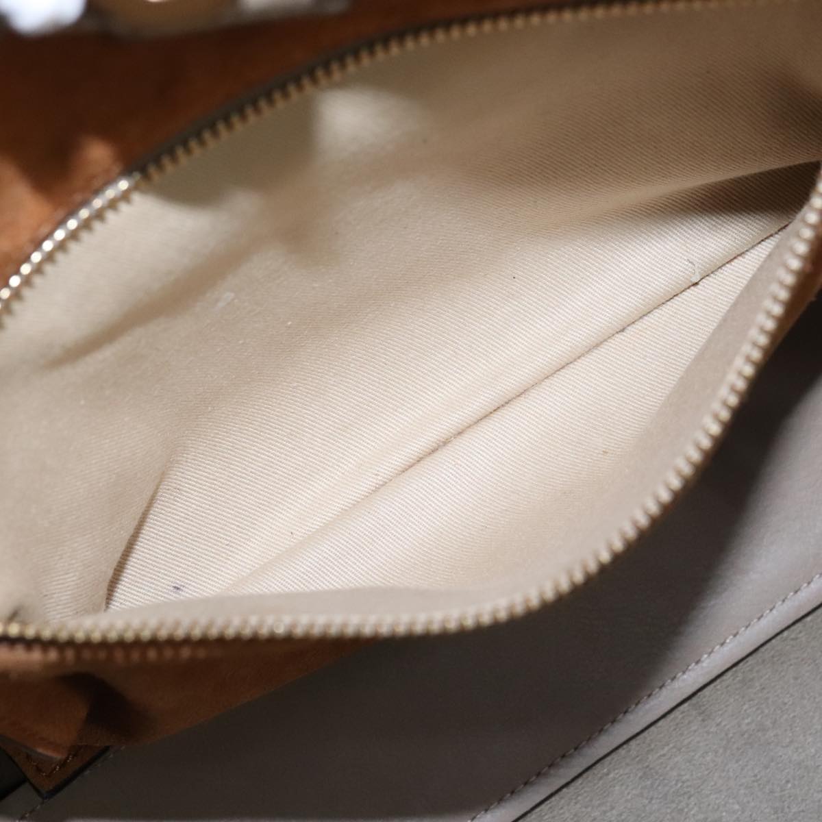 Chloe Milo Tote Bag Leather Beige Gold yk16532
