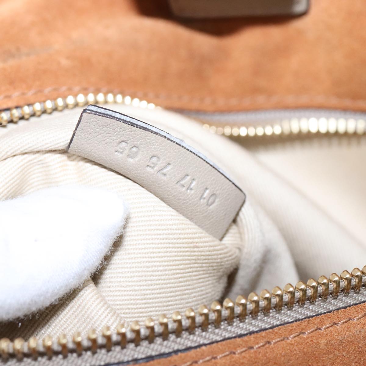 Chloe Milo Tote Bag Leather Beige Gold yk16532