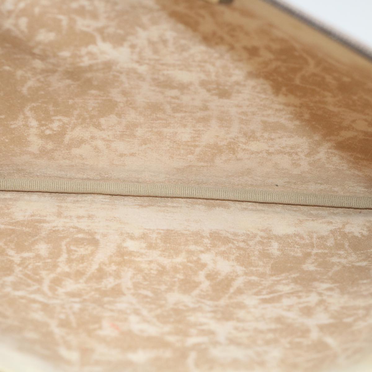 GUCCI GG Supreme Documents Case Clutch Bag Beige 017 098 0025 Auth yk9467